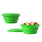 Wakeman Collapsible Bowls with Lids, Reusable Bowl for Camping and More by Outdoors, Green, 2PK 75-CMP1049 - alternate 5